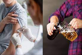 Can I drink alcohol before getting a COVID-19 vaccine?
